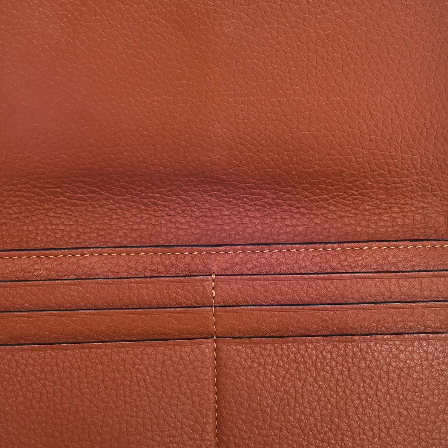 Chloe Calfskin Alphabet Long Wallet Brown 8 of 8