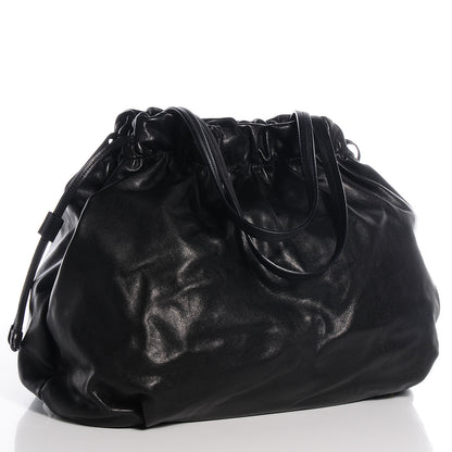 Prada Nappa Drawstring Tote Black 3 of 10