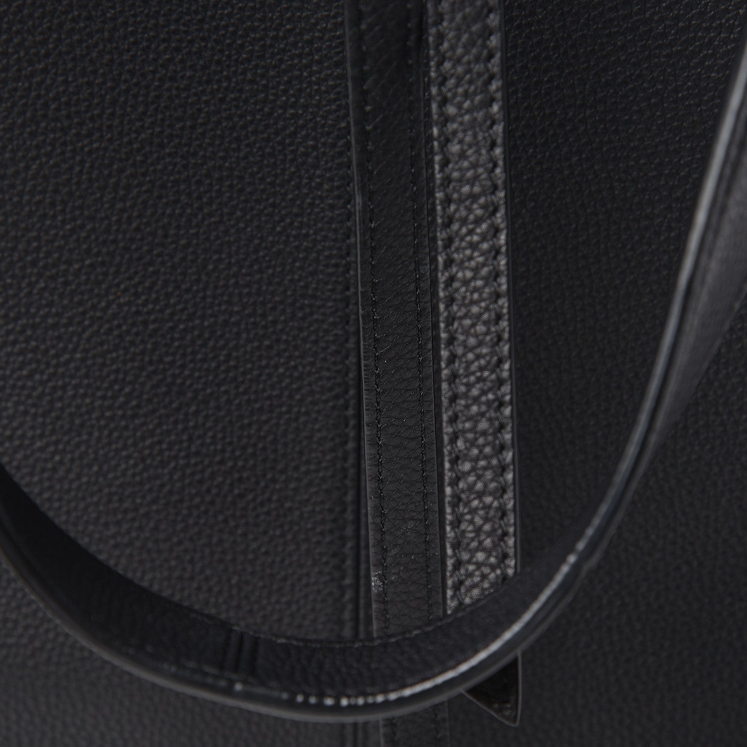 Celine Baby Grained Calfskin Medium Tri-Fold Bag Black 12 of 13