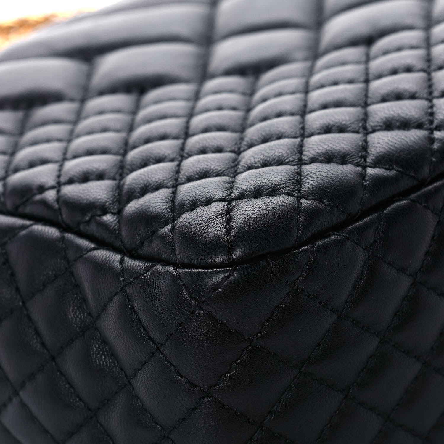 Versace Nappa Quilted Icon Shoulder Bag Black 10 of 15