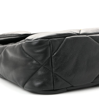 Chanel Lambskin Quilted Medium Chanel 19 Flap Black 9 of 10