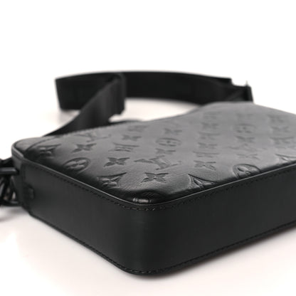 Louis Vuitton Calfskin Monogram Shadow Duo Messenger Black 7 of 8