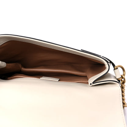 Gucci Nappa Pearl Studded Mini Queen Margaret Broadway Shoulder Bag Mystic White 5 of 14