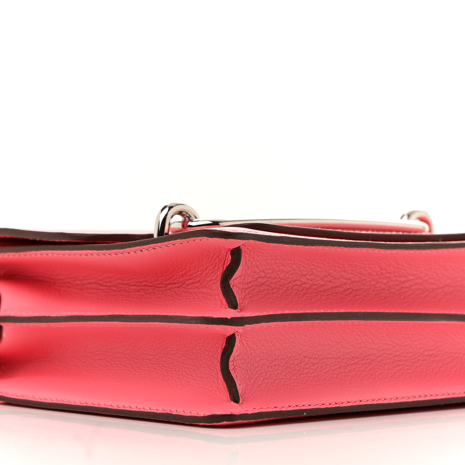 Hermes Evercolor Mini Sac Roulis Rose Azalee 9 of 10
