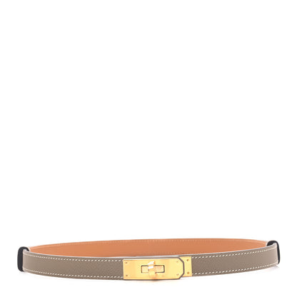 Hermes Epsom Kelly Belt Etoupe 1 of 4