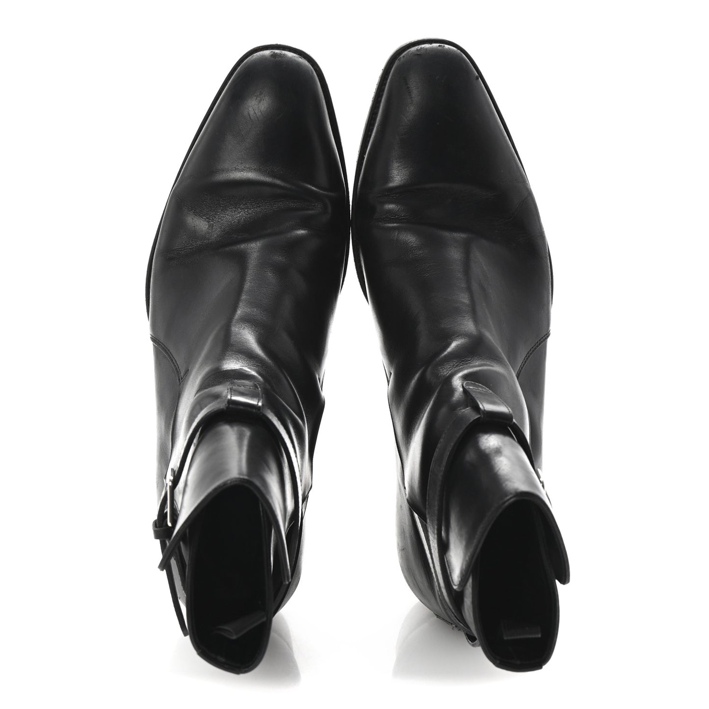 Calfskin Mens Wyatt Chelsea Boots 42 Black