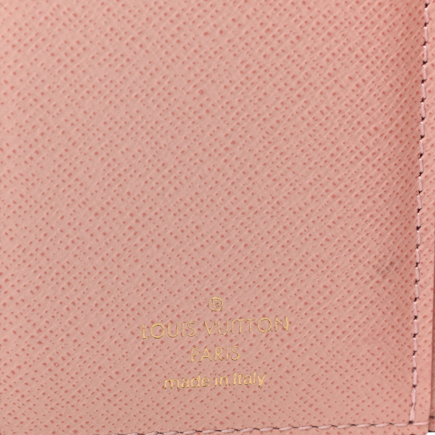 Damier Ebene Victorine Wallet Rose Ballerine