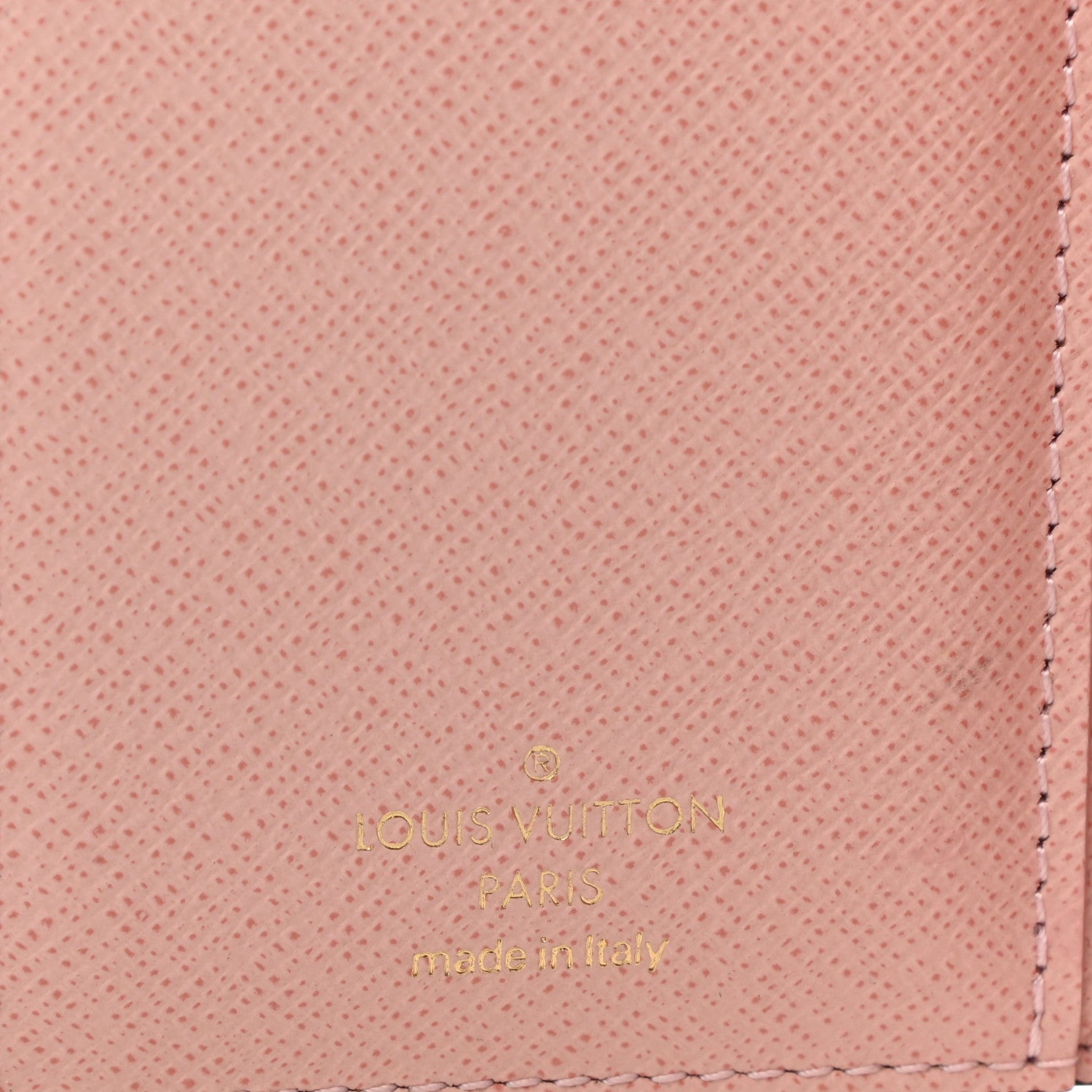Louis Vuitton Damier Ebene Victorine Wallet Rose Ballerine 5 of 7
