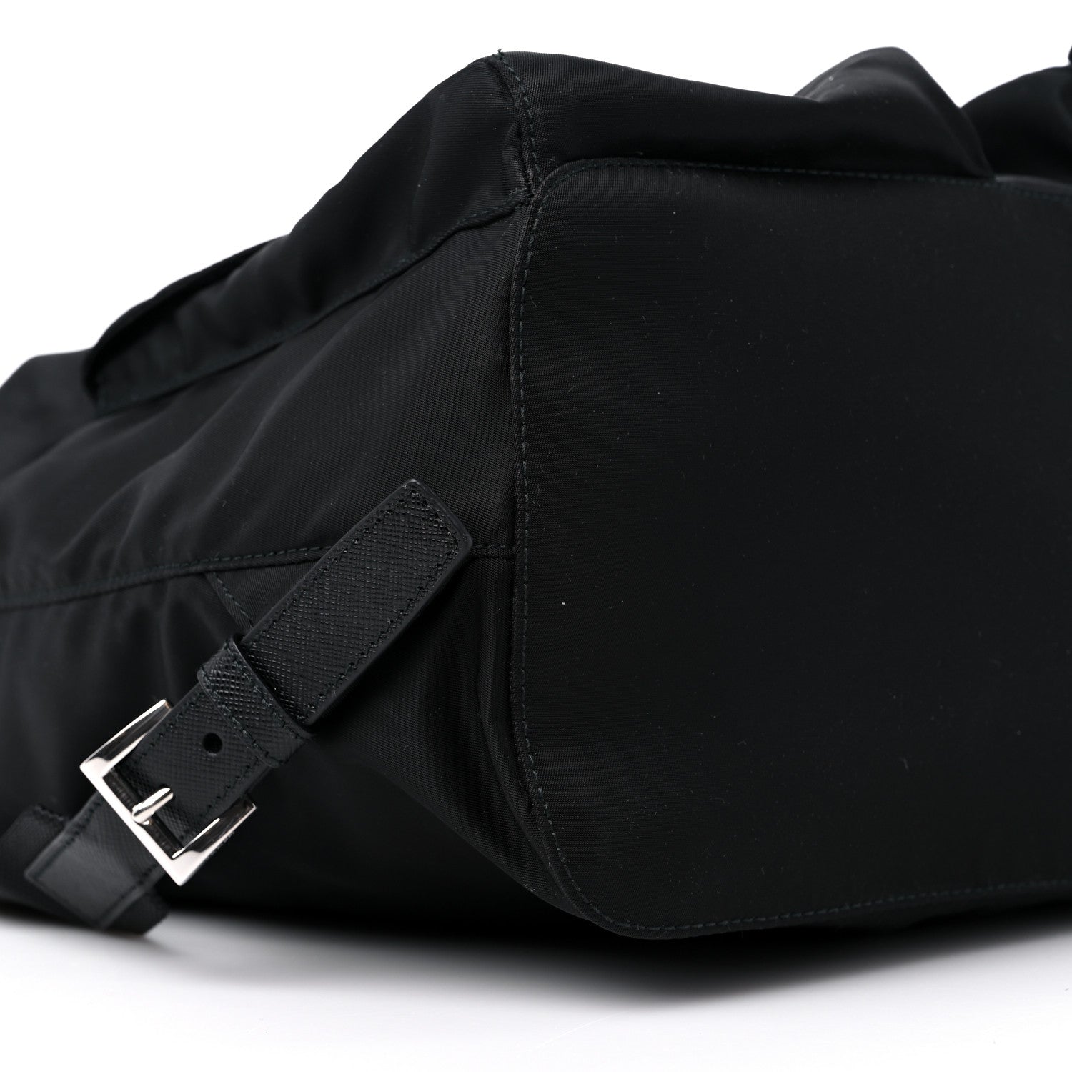 Prada Tessuto Nylon Saffiano Medium Backpack Black 7 of 9