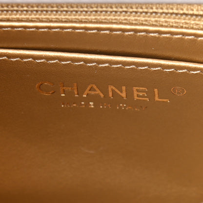 Chanel Lambskin Quilted Mini Pearl Crush Flap Light Grey 6 of 9