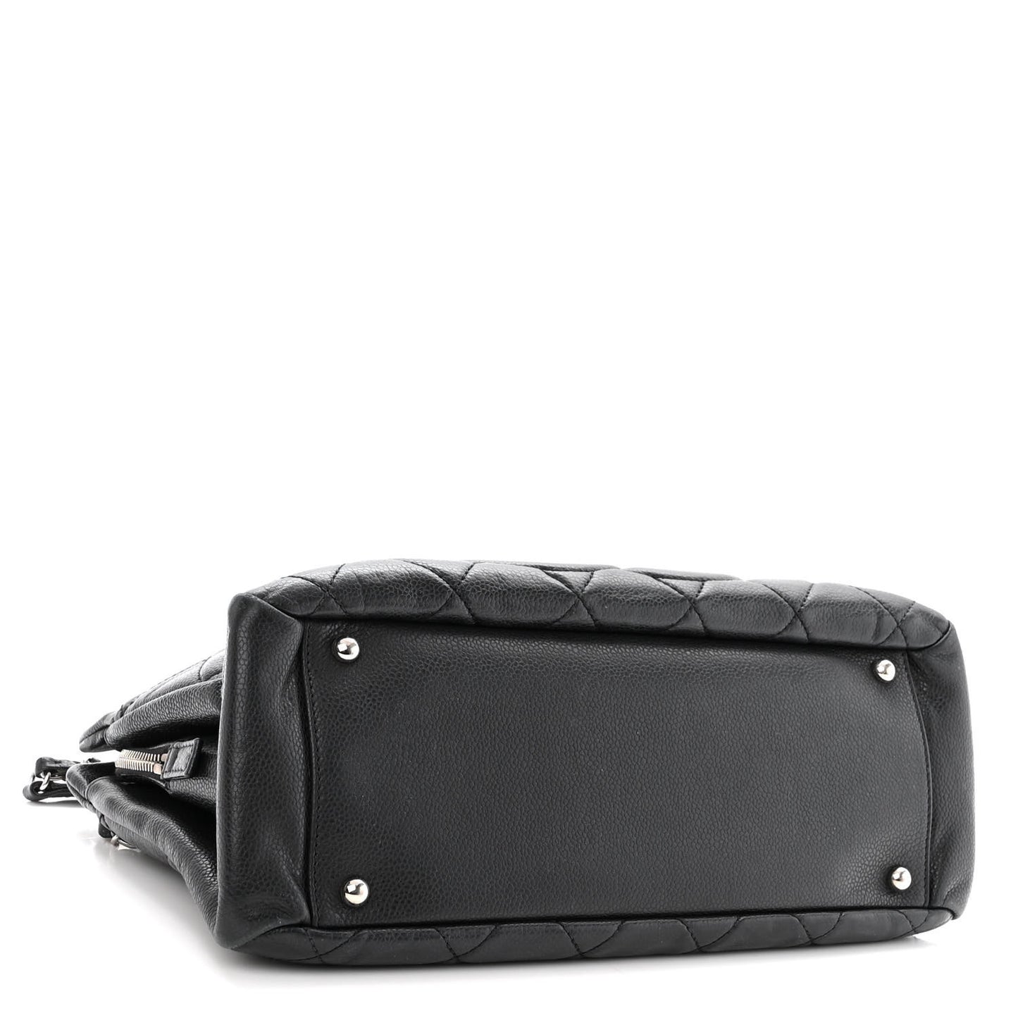 Caviar Quilted CC Timeless Soft Tote Black