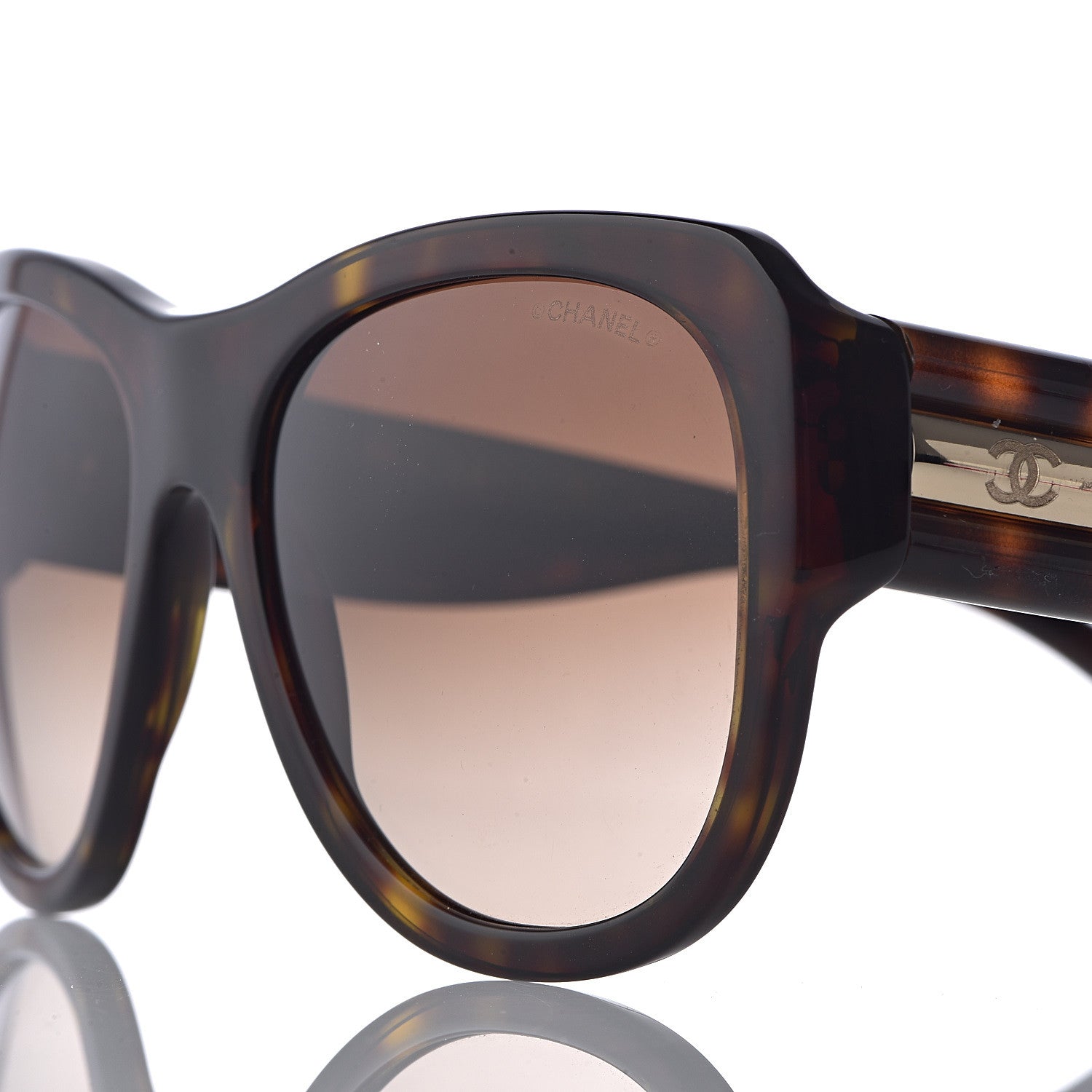 Chanel CC Square Sunglasses 5310 Tortoise 7 of 9