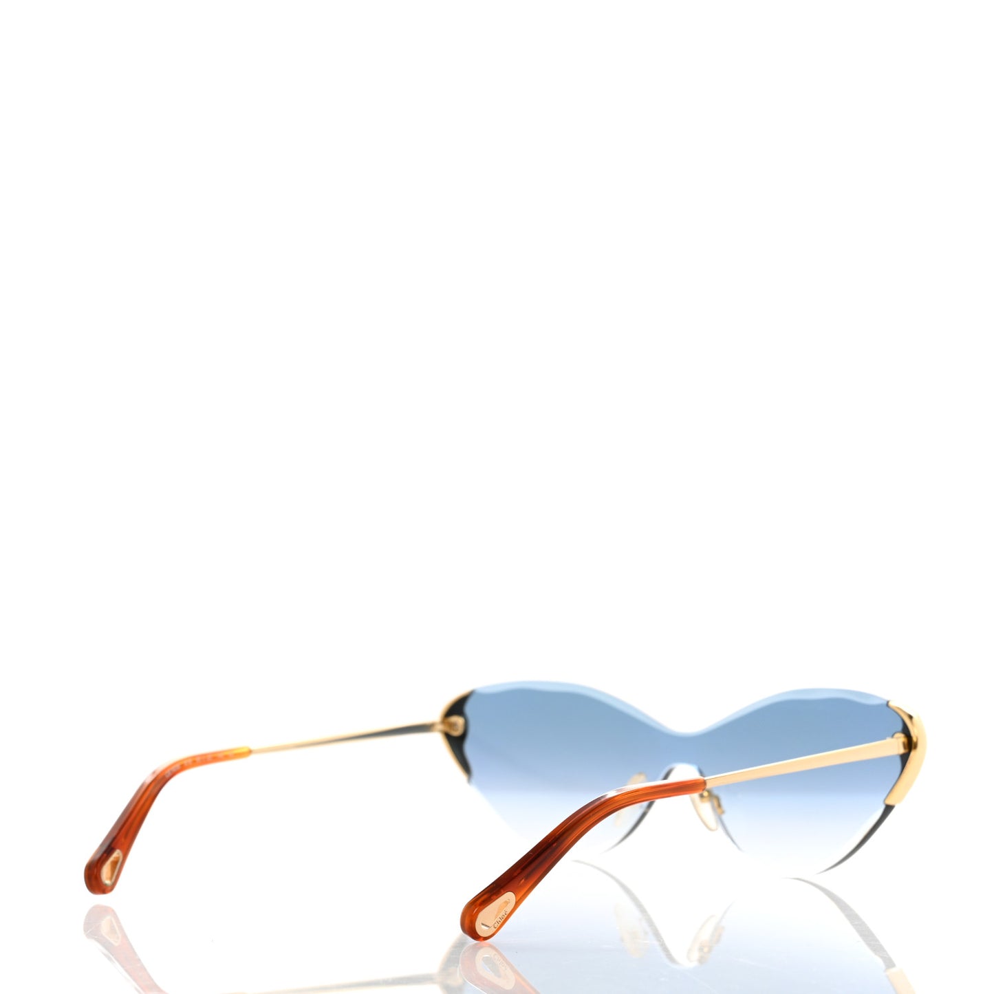 Metal Cat Eye Sunglasses CE163S Gold