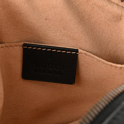 Gucci Calfskin Matelasse GG Marmont Belt Bag 85 34 Black 6 of 10