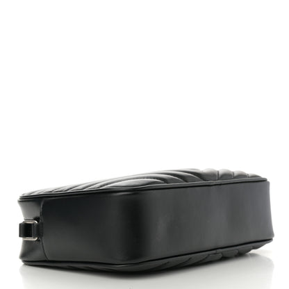 Saint Laurent Calfskin Matelasse Monogram Lou Camera Bag Black 4 of 11