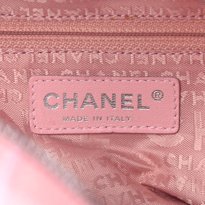 Chanel Caviar Square Stitched Bowler Pink 5 of 9