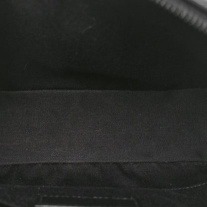 Saint Laurent Calfskin Matelasse Monogram Monochrome Lou Camera Bag Black 5 of 10