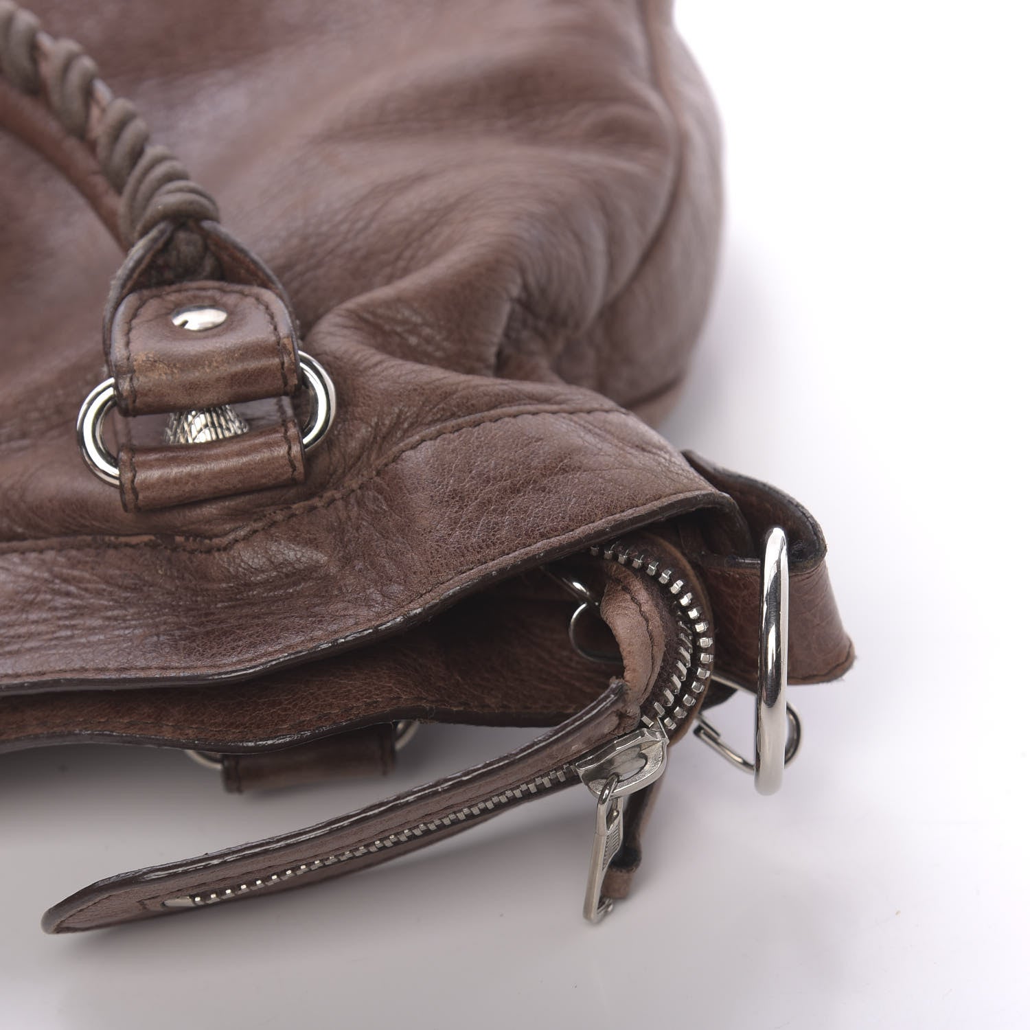 Balenciaga Agneau Giant 12 Silver Hardware Town Castagna 13 of 18