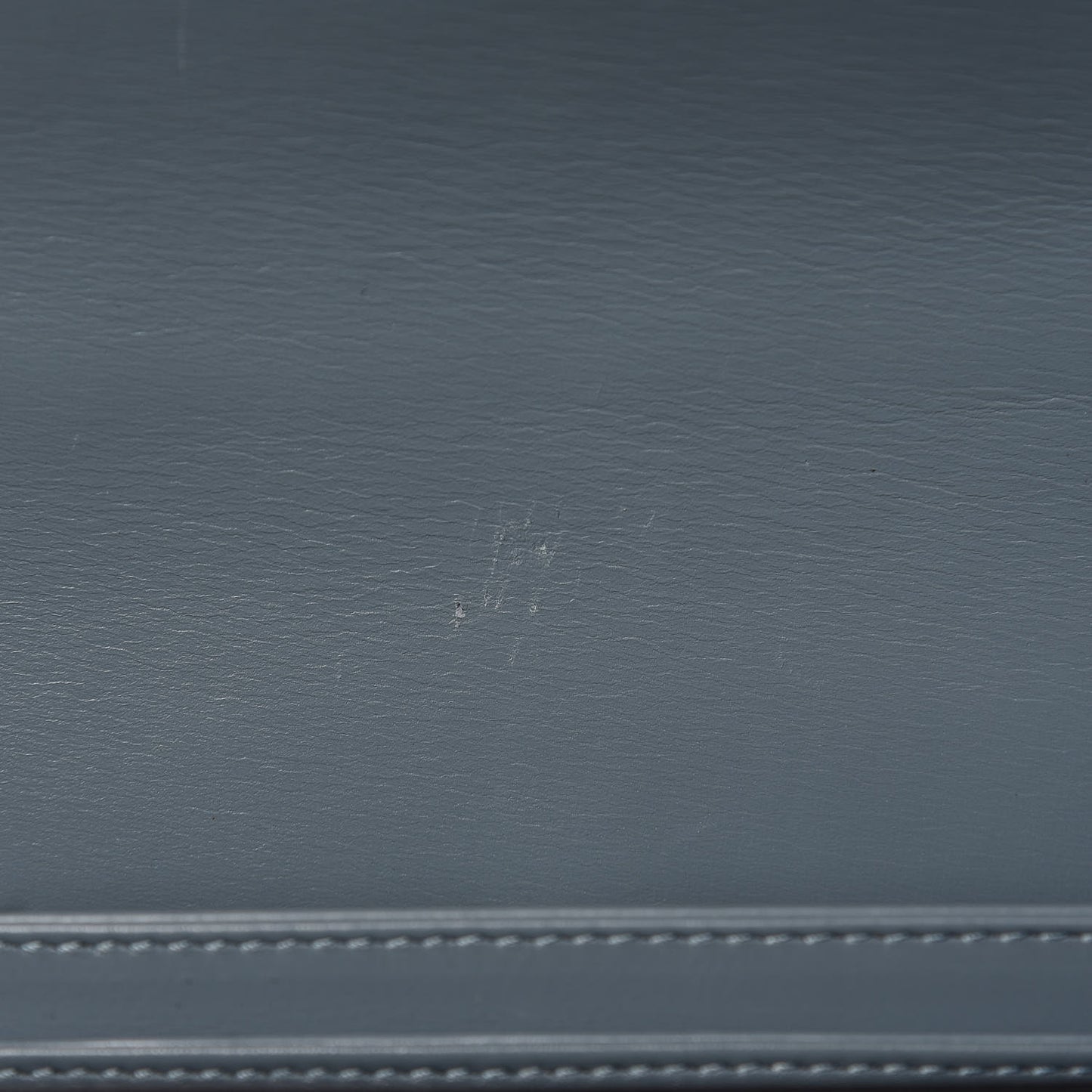 Calfskin Medium Barcelona Shoulder Bag Stone Blue