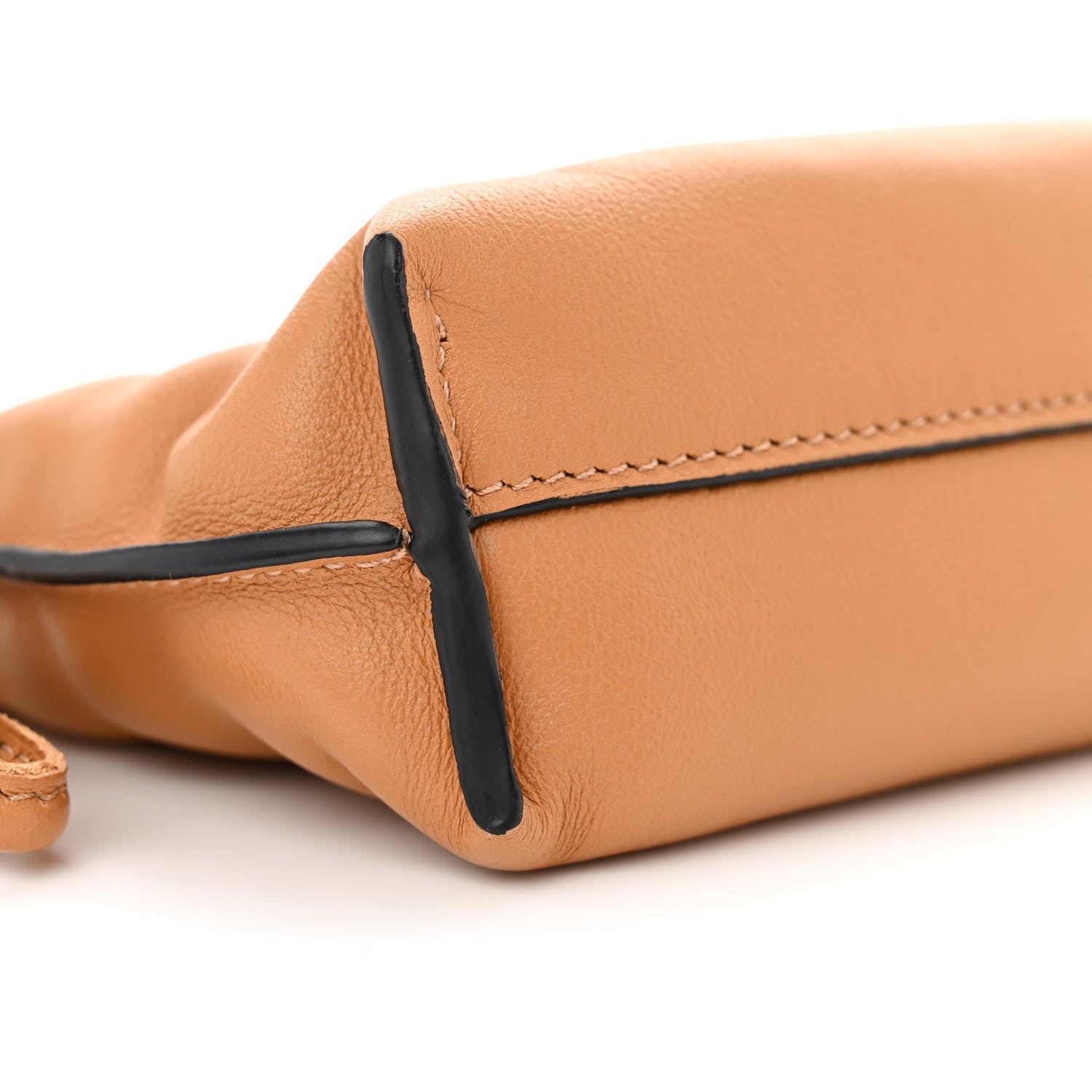 Loewe Calfskin Nano Flamenco Knot Clutch Warm Desert 8 of 9