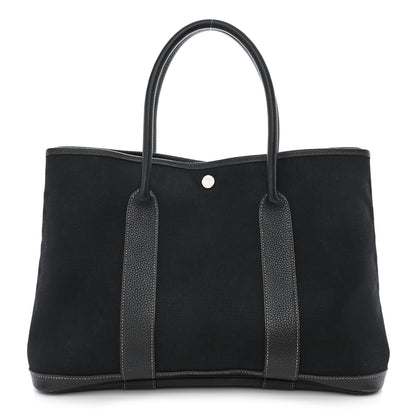 Hermes Toile Negonda Garden Party Tote 36 MM Black 1 of 10