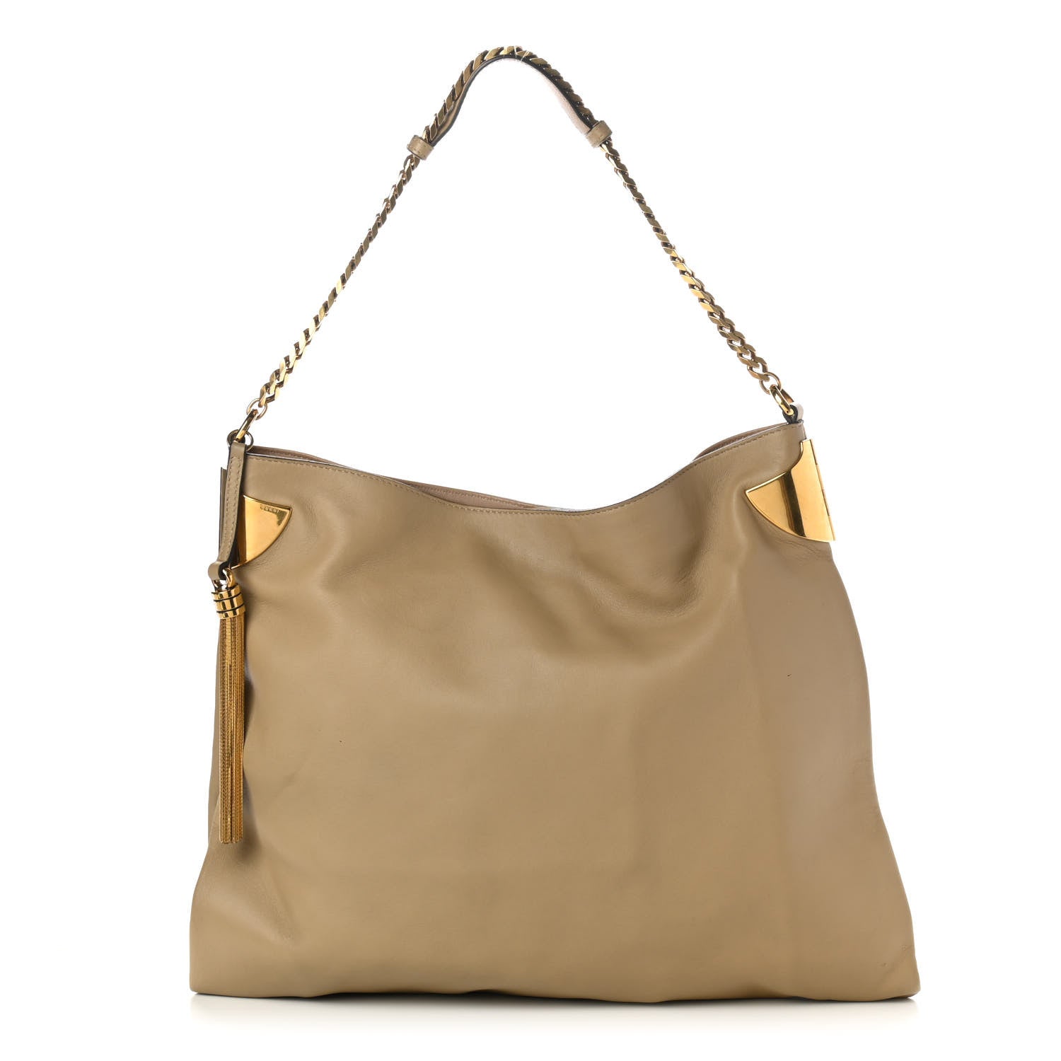 Gucci Lambskin 1970 Large Shoulder Bag Beige 1 of 14