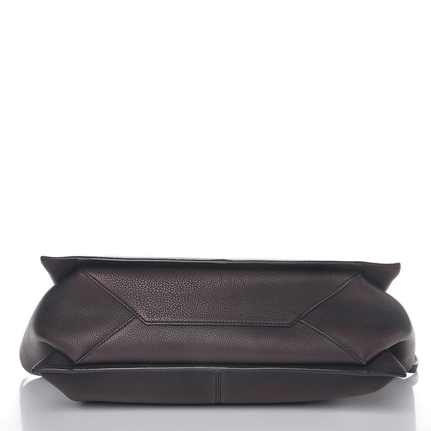 Celine Baby Grained Calfskin Medium Tri-Fold Bag Black 5 of 9