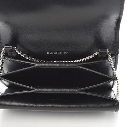 Burberry Calfskin Studded Jessie Chain Card Case Black 6 of 10