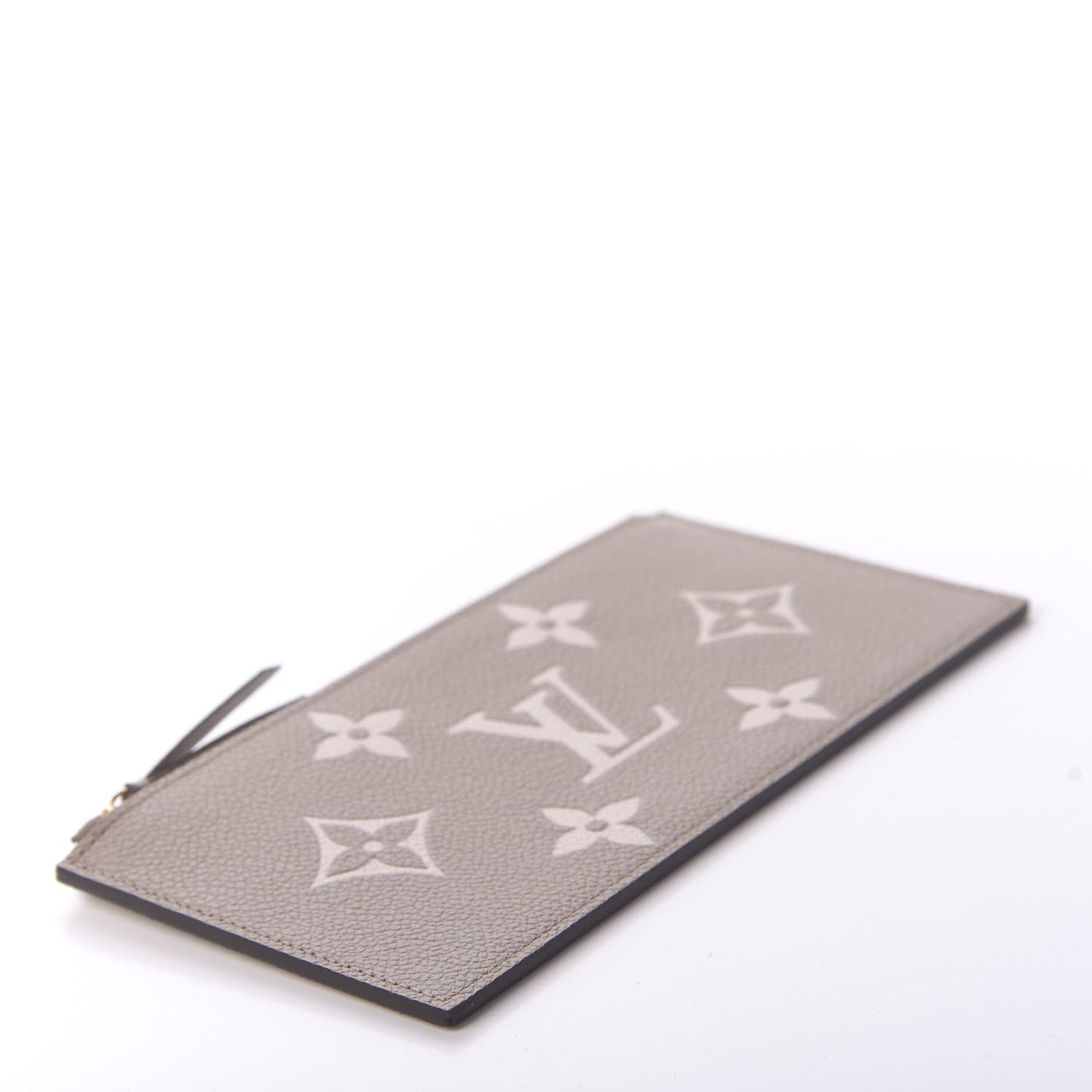 Empreinte Monogram Giant Pochette Felicie Zippered Insert Tourterelle Creme