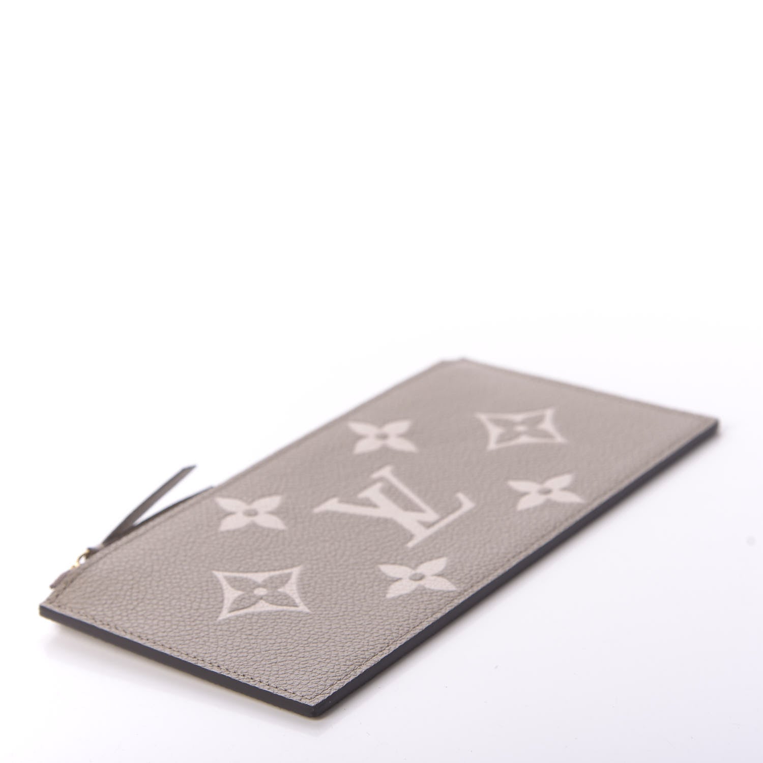 Louis Vuitton Empreinte Monogram Giant Pochette Felicie Zippered Insert Tourterelle Creme 4 of 6