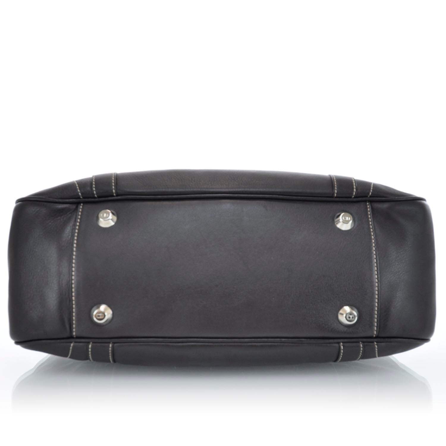 Christian Dior Leather Saint Germain Flap Bag Brown 6 of 10