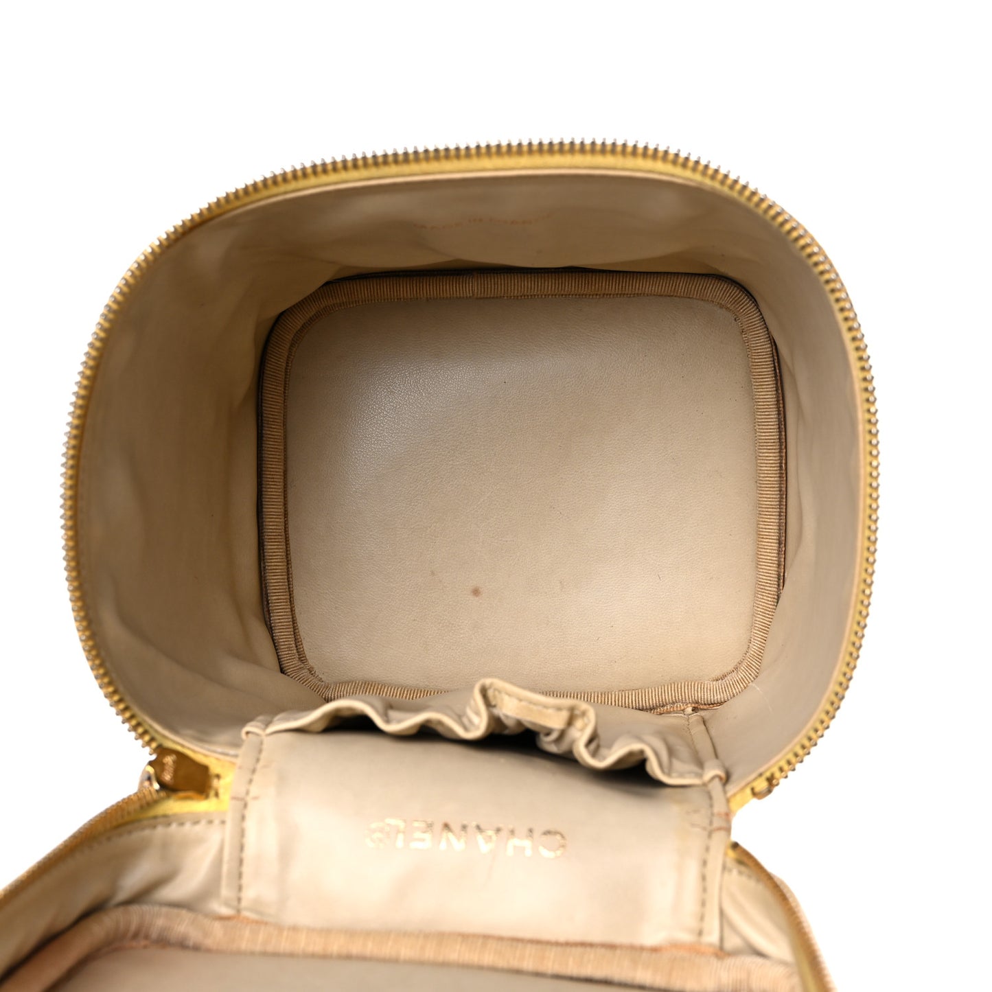 Caviar Vanity Cosmetic Case Yellow