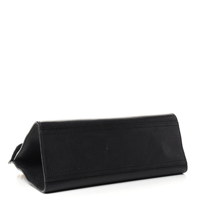 Gucci Calfskin Small GG Marmont Top Handle Bag Black 4 of 11