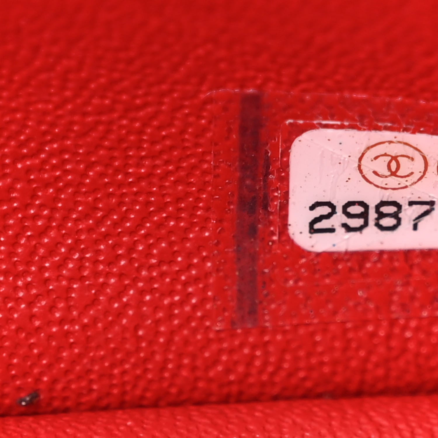 Chanel Lambskin Quilted Mini Rectangular Flap Red 7 of 11