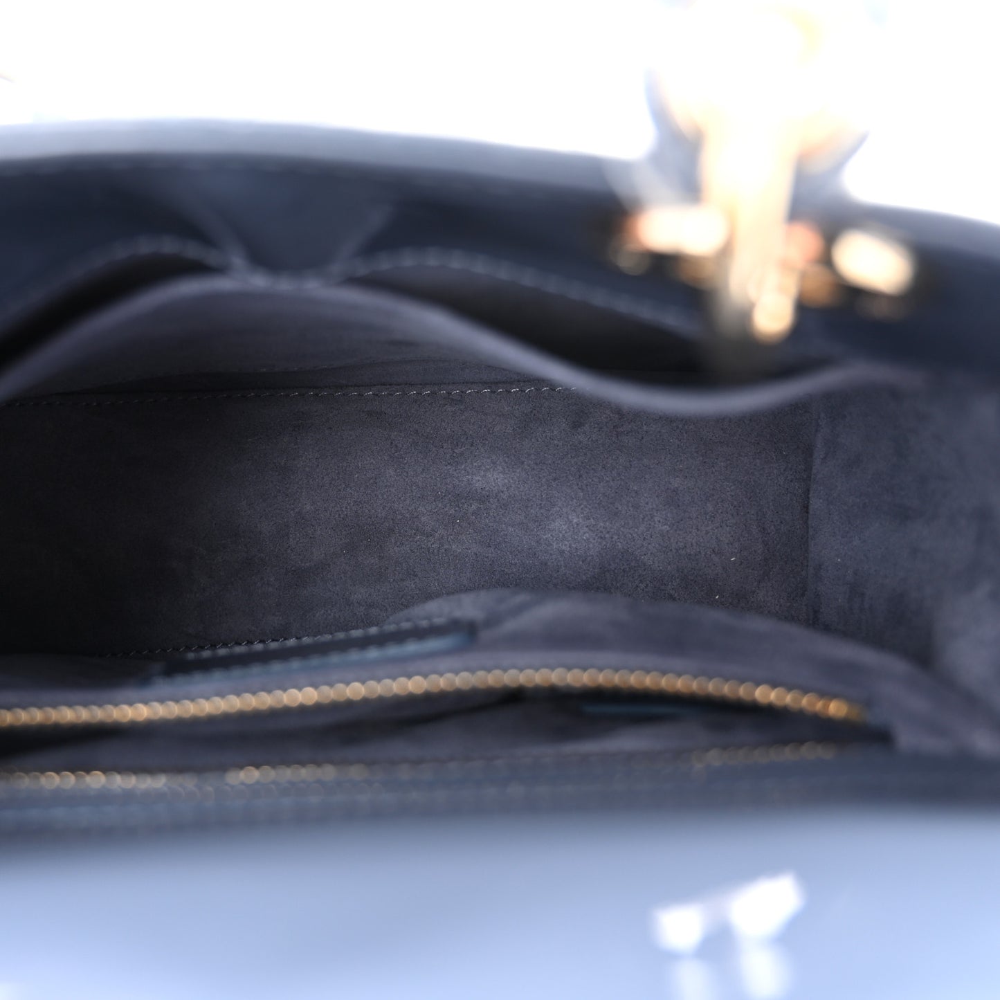 Patent Cannage Small Lady Dior Cloud Blue