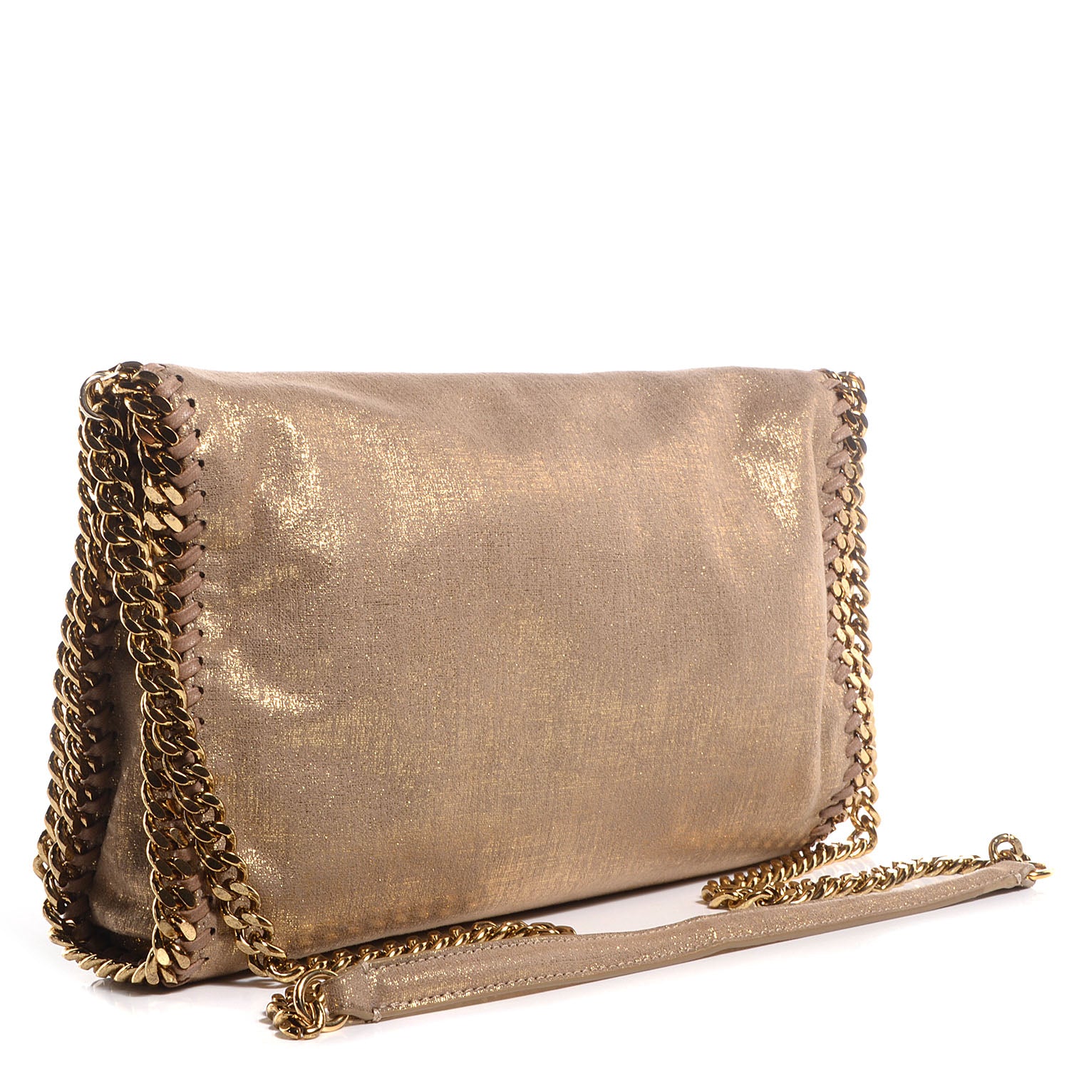Stella McCartney Chamois Falabella Crossbody Bag Gold 3 of 8