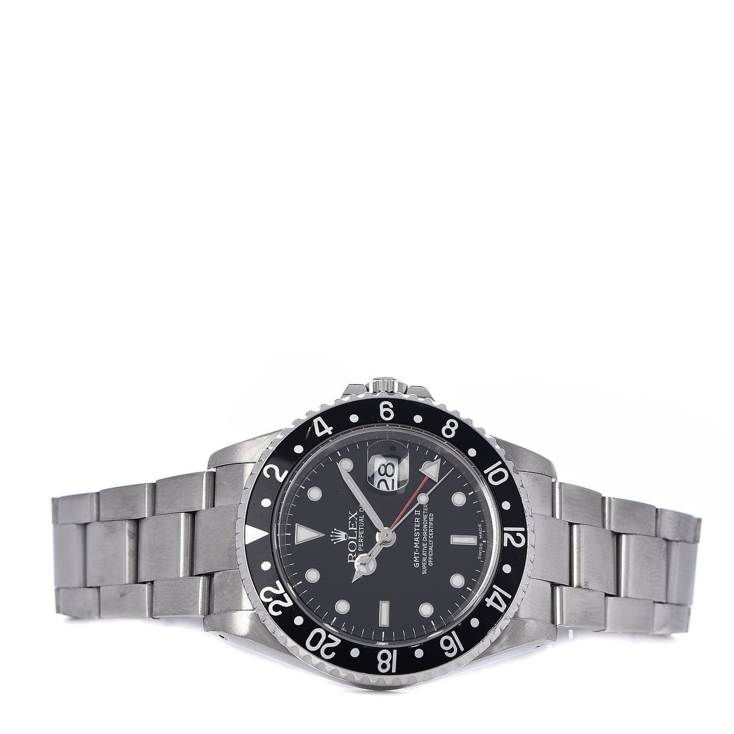Stainless Steel 40mm Oyster Perpetual Date GMT Master II Watch Black 16710