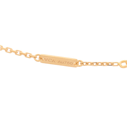 Van Cleef & Arpels 18K Rose Gold Gray Mother of Pearl Vintage Alhambra Pendant Necklace 5 of 7