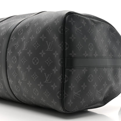Louis Vuitton Monogram Eclipse Keepall Bandouliere 55 8 of 11