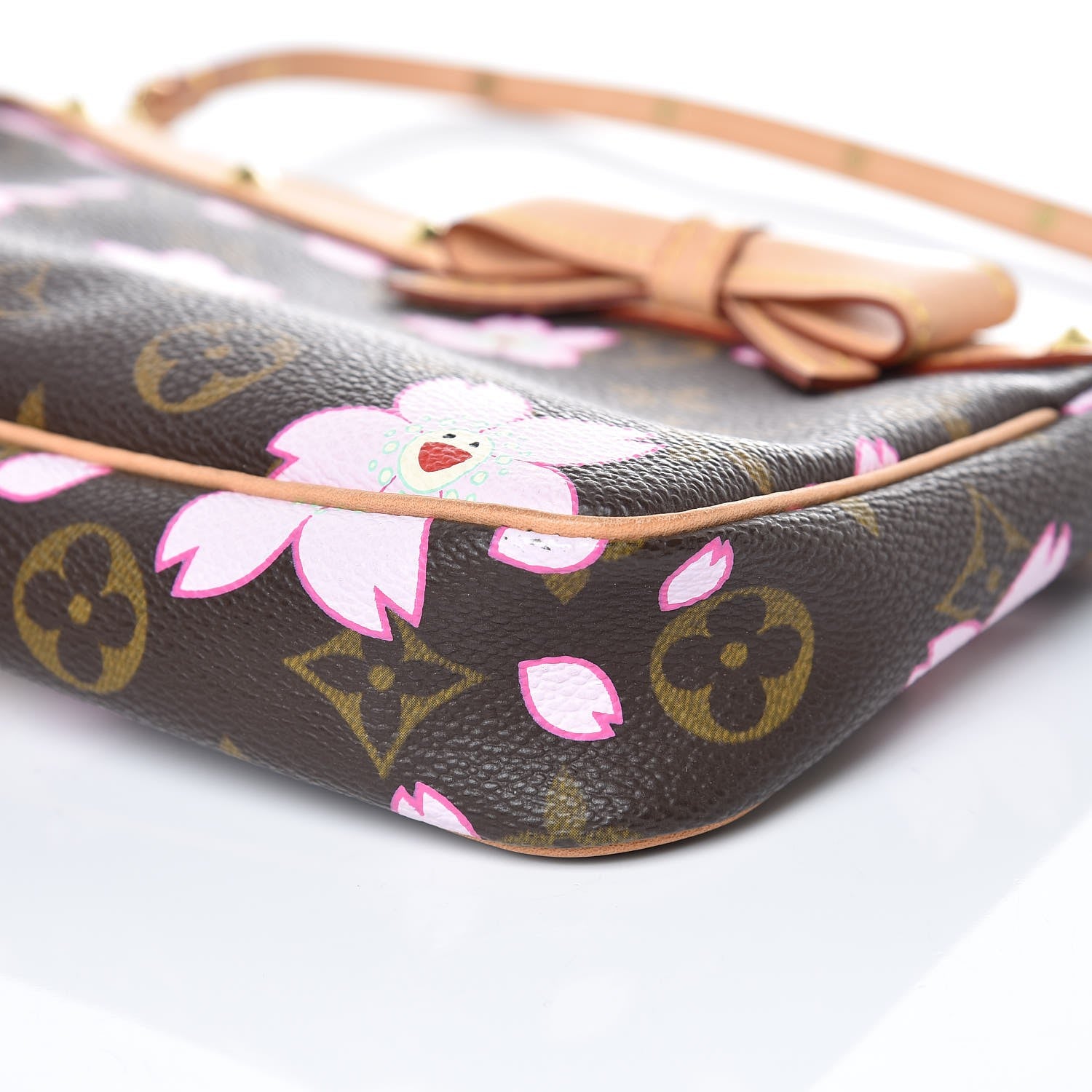 Louis Vuitton Monogram Cherry Blossom Pochette Accessories Brown 10 of 10