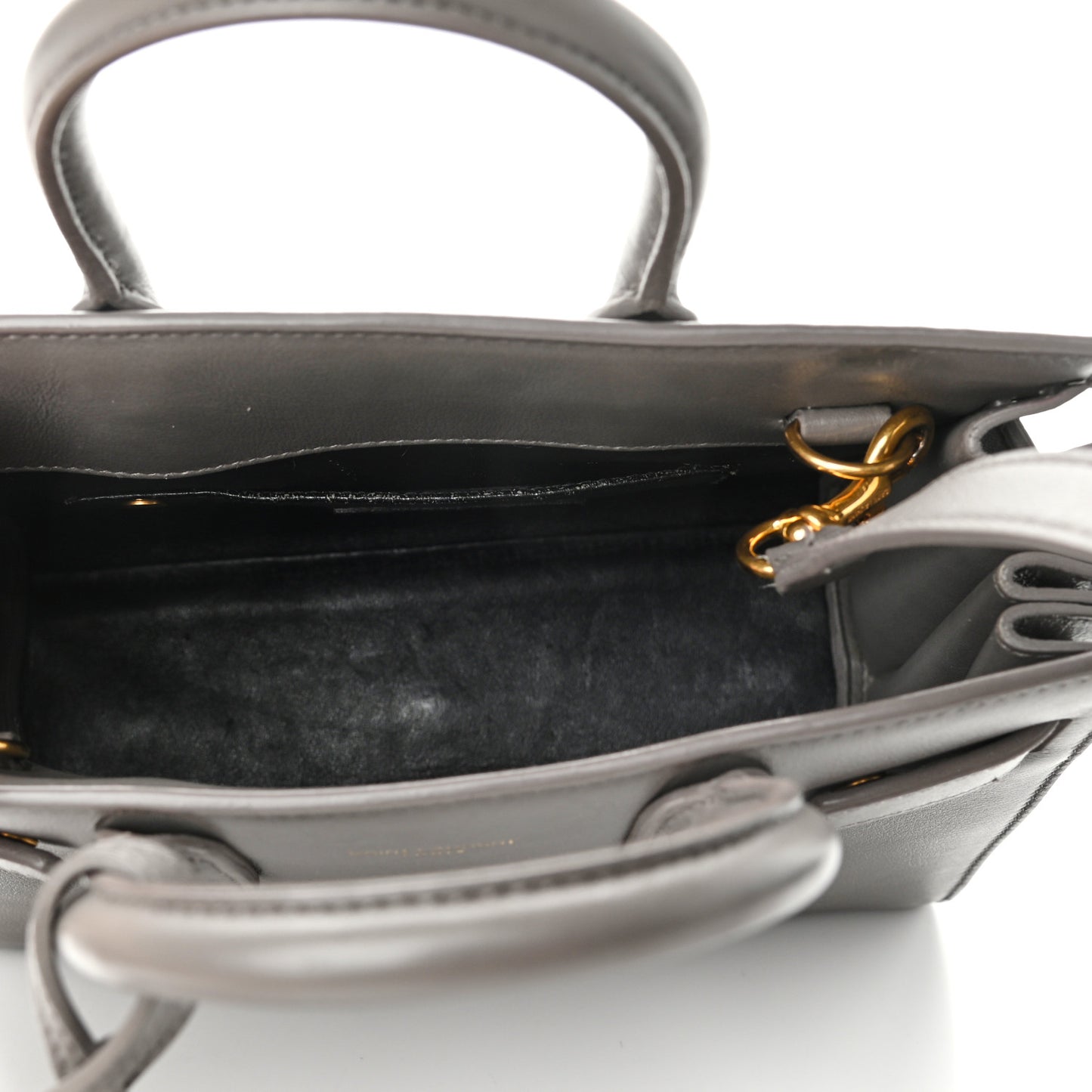 Calfskin Nano Sac De Jour Fog