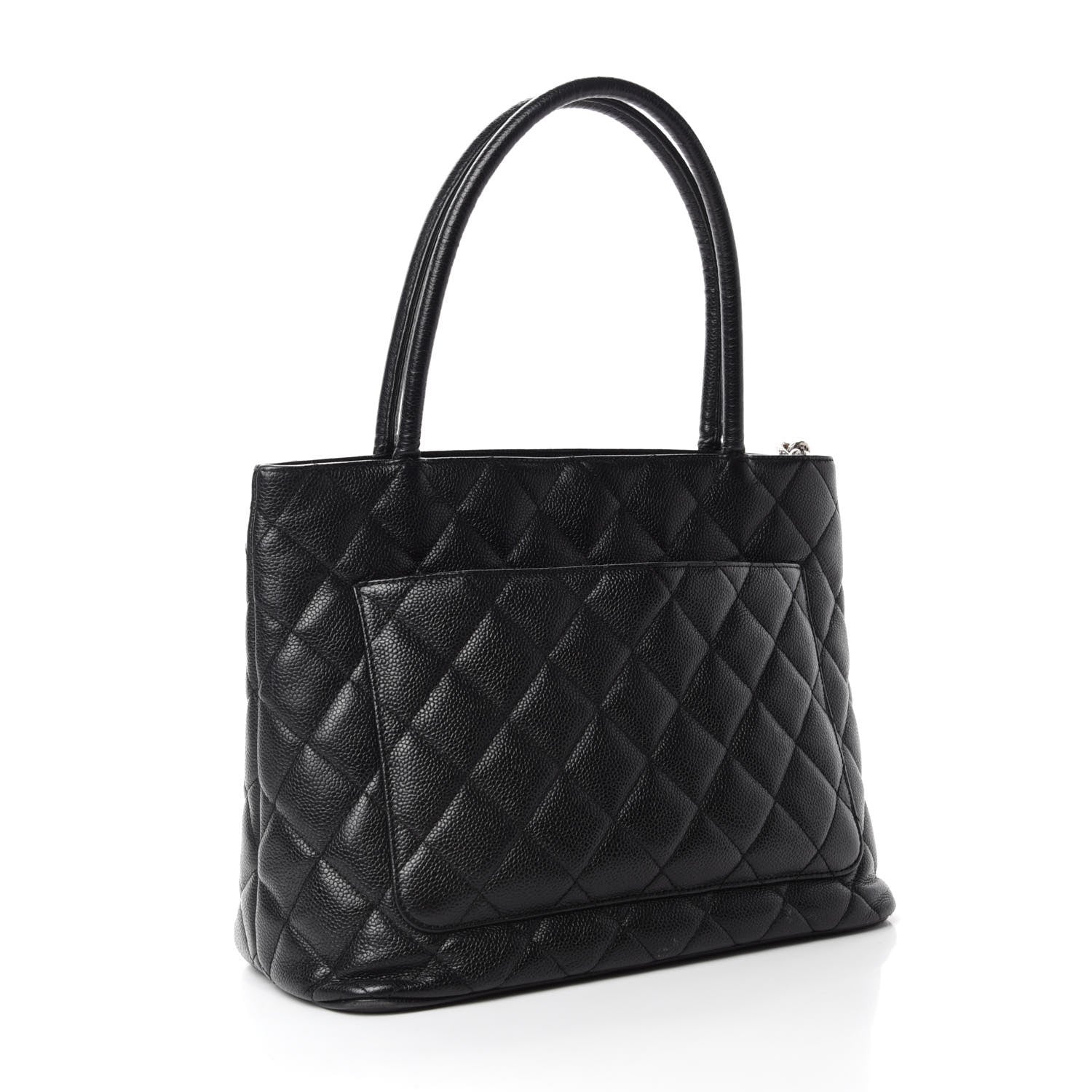 Chanel Caviar Quilted Medallion Tote Black 3 of 12