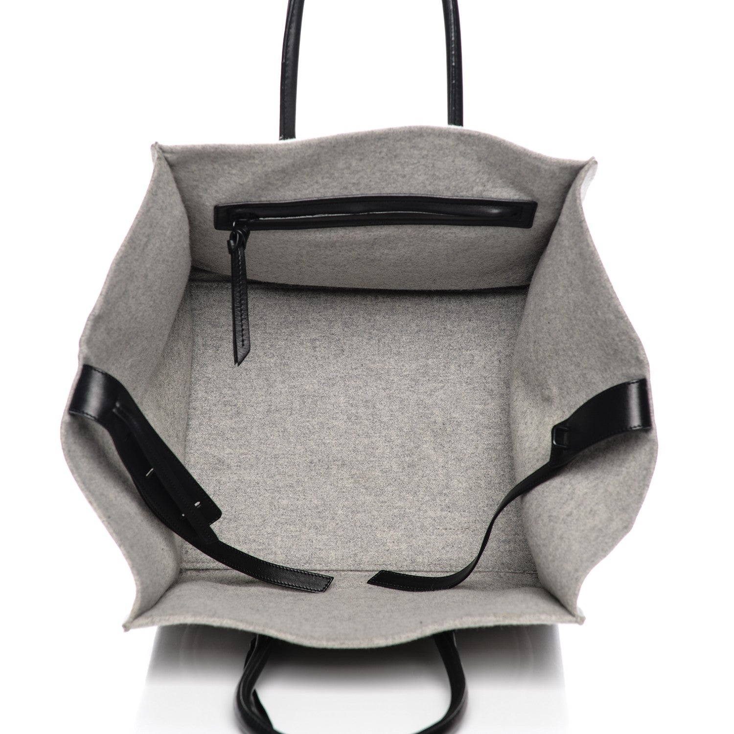 Celine Felt Medium Phantom Luggage Pearl Grey 5 of 7