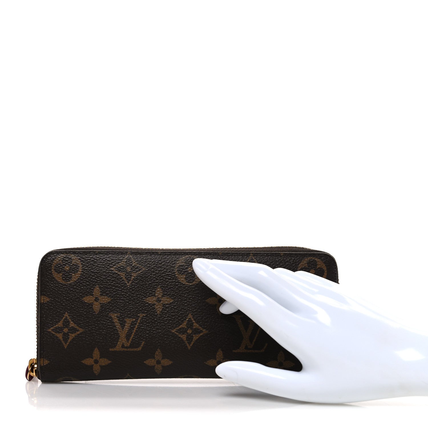 Louis Vuitton Monogram Clemence Wallet Fuchsia 2 of 7