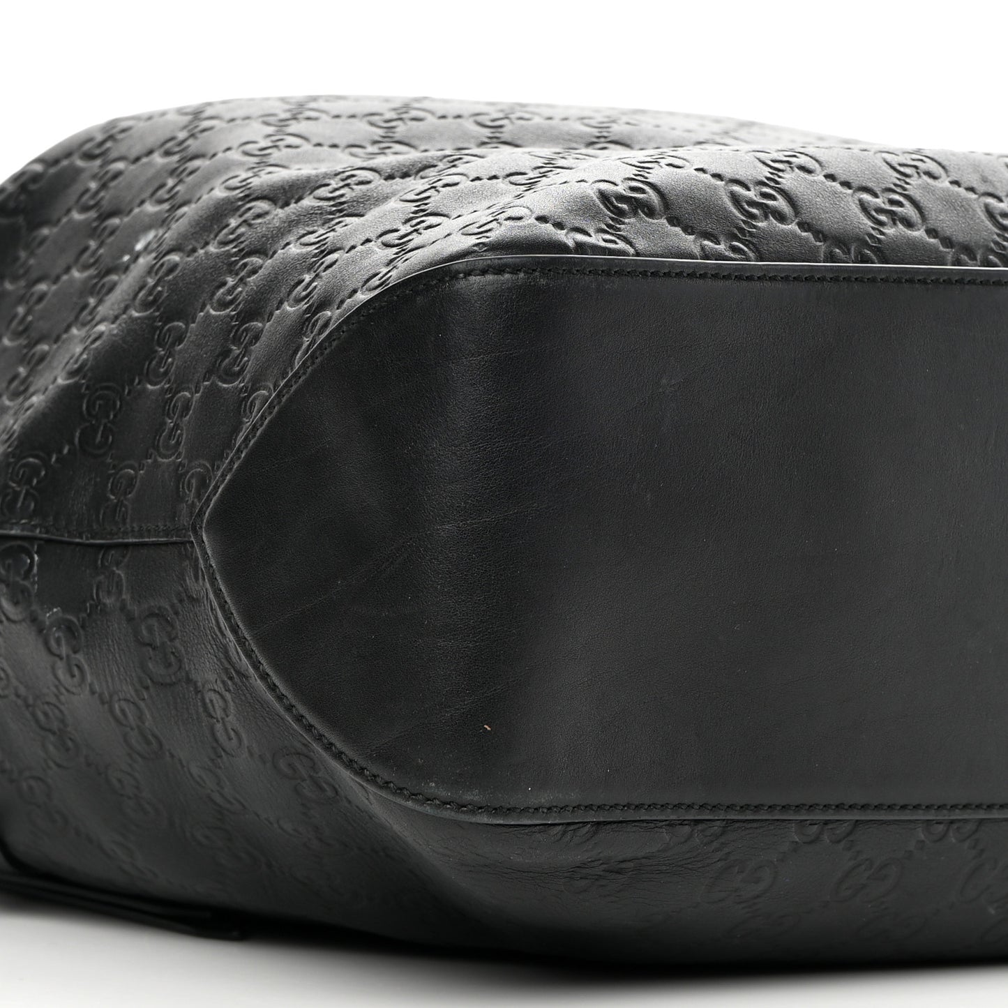 Guccissima Signature Large Linea A Hobo Black