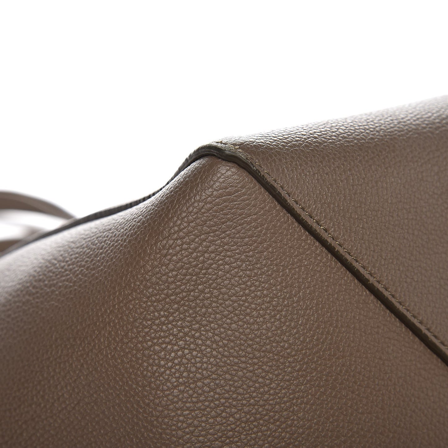 Soft Grained Calfskin Medium Belt Cabas Phantom Taupe