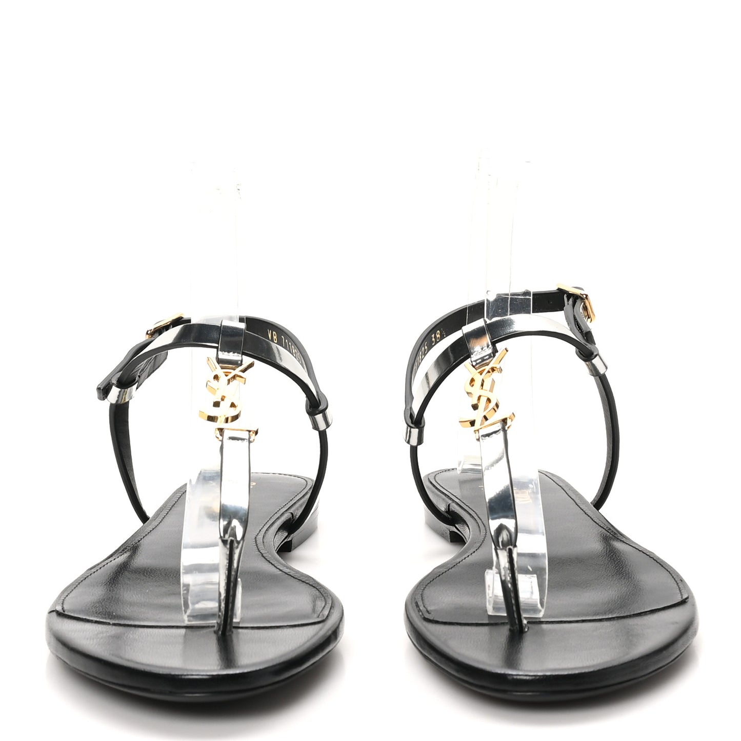 Reflex Soft Lambskin Cassandra Iota 05 Sandals 38.5 Argento