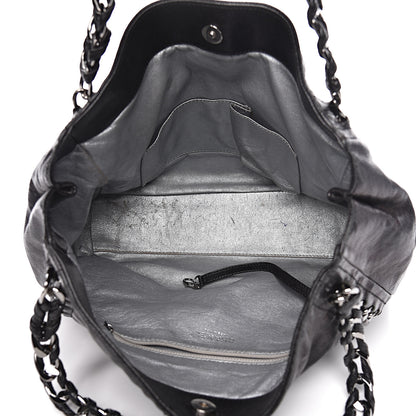 Chanel Glazed Caviar Modern Chain Tote Black 5 of 12
