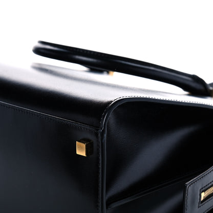Saint Laurent Shiny Calfskin Medium Uptown Tote Black 12 of 14