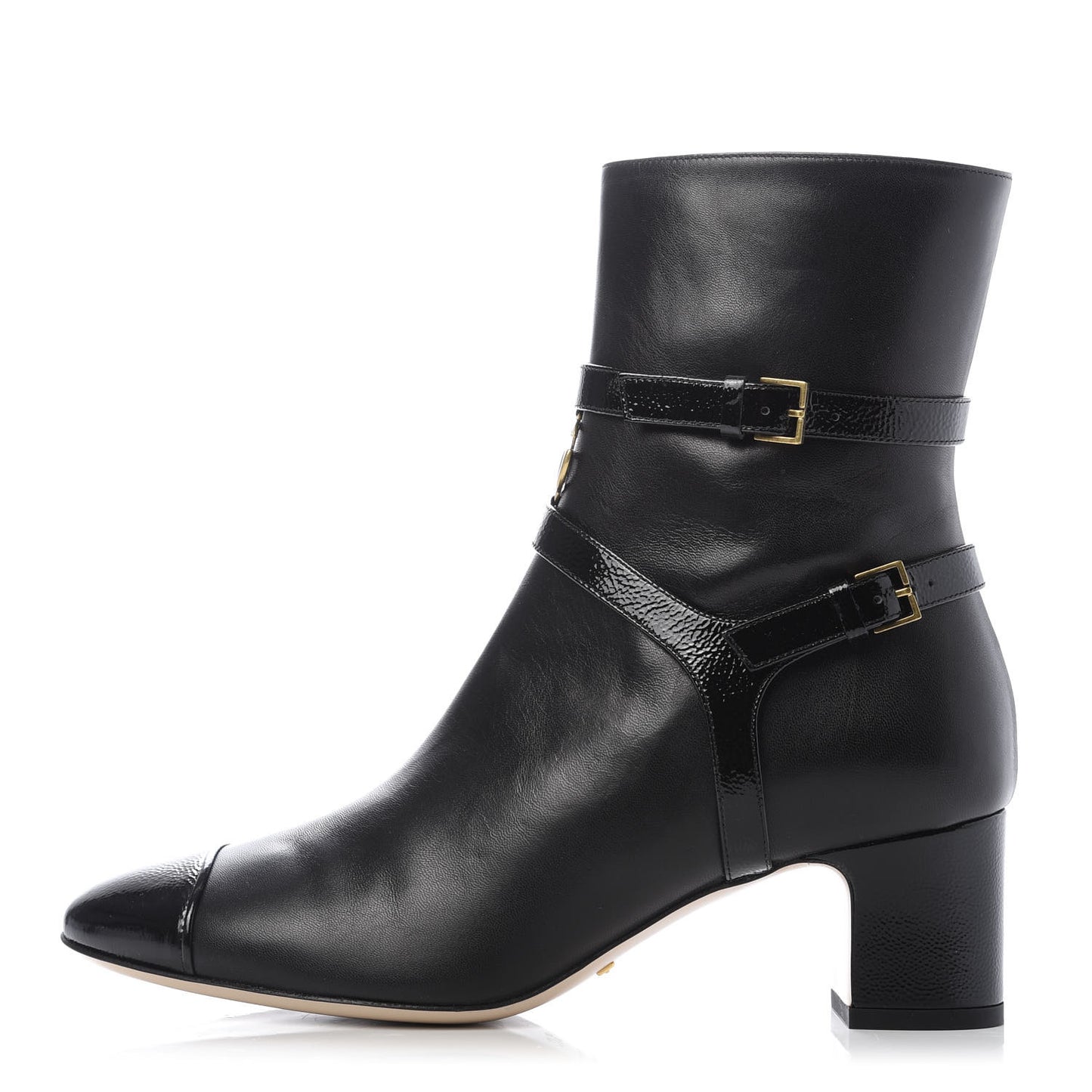 Malaga Kid GG Geraldine Cap Toe 55mm Ankle Boots 37.5 Black